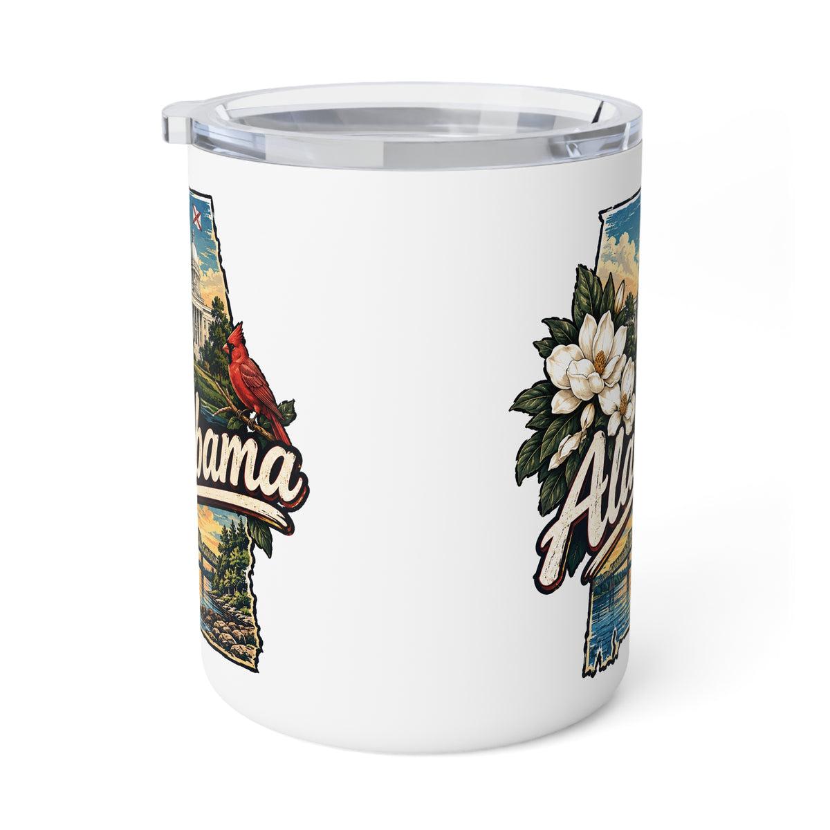 Alabama State Travel Insulated Coffee Mug — 10oz